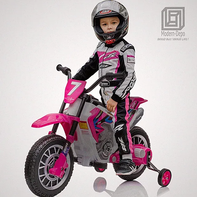 12V Kids Electric Ride on Motorcycle Off-Road Dirt Bike with Spring Suspension