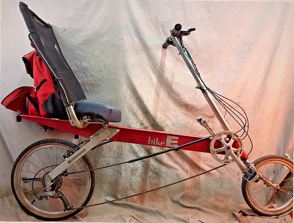 2005 Bike-E Recumbent Bike Small 21 Speed SRAM Dual Shift Red 20/16" Short Base!