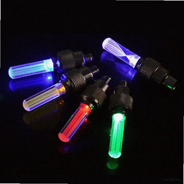 (1) SINGLE LED CAP Valve Wheel Tire Bicycle Bike car Light Spoke Lamp Motorcycle