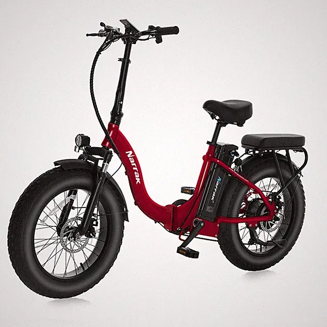 Narrak Fat Tire 20" x 4.0 Folding Electric Bike 48V 13.0Ah 1100W Peak Power S127